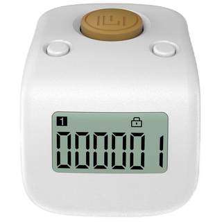 One heart new generation counter new manual ring type with luminous rechargeable electronic digital display finger counter six-channel anti-clearing