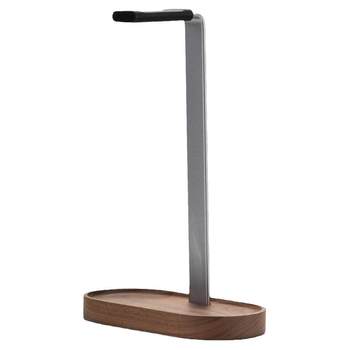 Desktop headset stand solid wood aluminum alloy