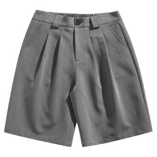 Tight shorts loose wide legs casual and versatile couple