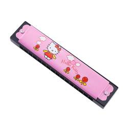 Qingge KQ02 Cartoon Harmonica ເດັກນ້ອຍທີ່ສອນດ້ວຍຕົນເອງ harmonica 16-hole ເຄື່ອງສາຍລົມລະດັບເລີ່ມຕົ້ນຂອງ C-key harmonica