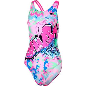 Yingfa swimsuit women's competition one-piece triangle swimsuit competition printed swimsuit ສໍາລັບແມ່ຍິງ