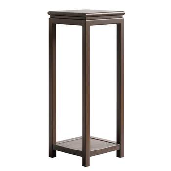 Chinese-Style Walnut Flower Stand, Living Room Floor-Standing Side Table, Tiered Shelf, Tea Room Storage Rack, Bonsai Stand, Balcony Flower Stand