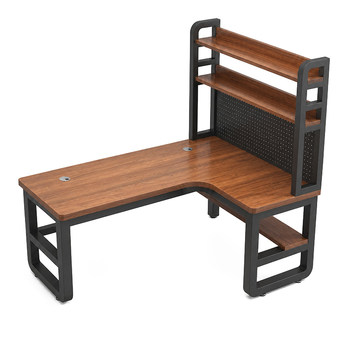 Super nai corner desk bookshelf integrated table