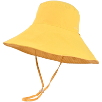 Camon Hat Womens Foldable Large Brim Sun Protection Sun Hat Anti-UV Beach Basin Hat Fisherman Hat 1 Piece