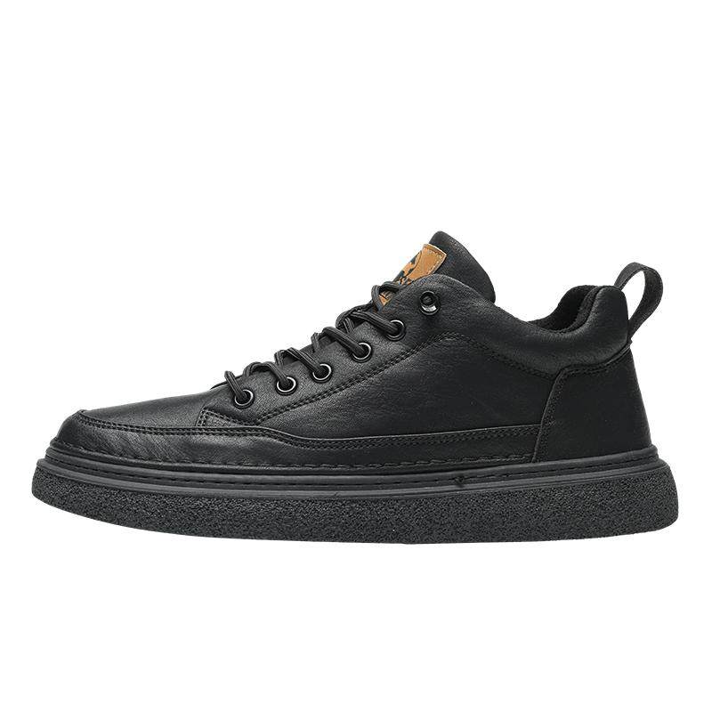 Heilan House Men's Shoes New Comfortable Leather Panel Shoes Casual Leather Shoes Breathable Summer Young Style Inner Height Shoes