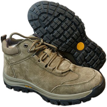 Size 43 broken plate treated genuine leather men's shoes