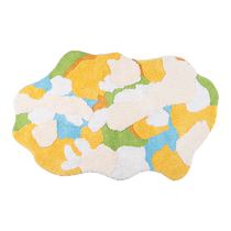 (Self-operated) KENZAKI machine washable bedroom bedside blanket childrens room cloakroom moss living room non-slip carpet