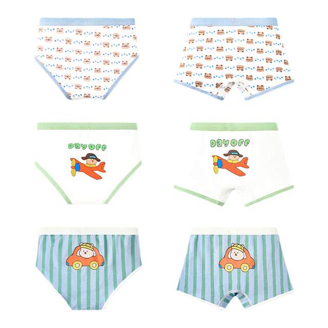 Boxer ຝ້າຍເດັກຊາຍ underwear ລົດກາຕູນ