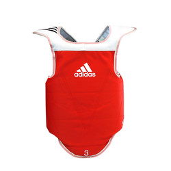 Dorong Adidas Taekwondo Chest Protector Red and Blue Double-Sided Training and Competition Protective Gear Official Authentic Product