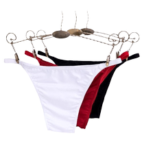 Low-waisted seamless mens underwear 2024 summer new design bagless large thong soft and comfortable