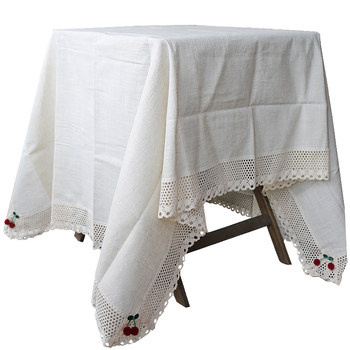 Nordic plaid tablecloth cover is elegant, natural and environmentally friendly Nordic plaid tablecloth cover is elegant, natural and environmentally friendly