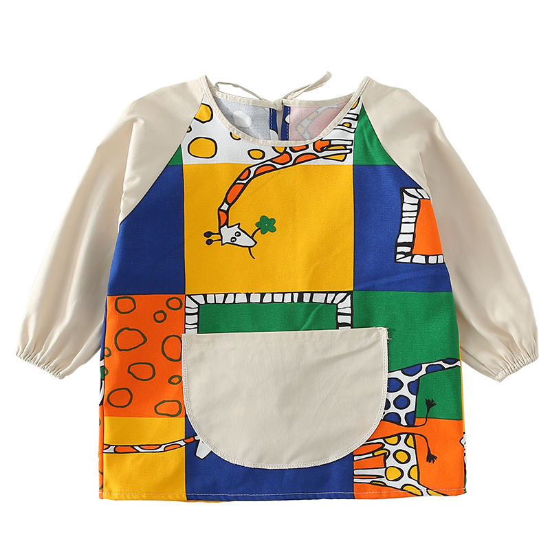 Painting waterproof coverall cotton and linen fabric