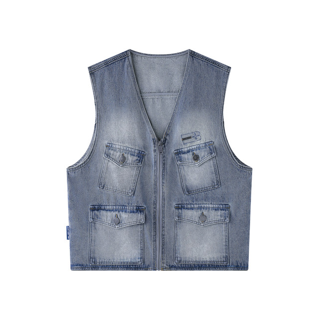 BJHG ເສື້ອຢືດ denim ຊັກແບບ ທຳ ມະດາ
