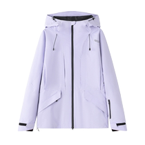 ve3cl Li Xiaolus same style snowboarding suit suit purple overalls waterproof breathable mens and womens professional tops