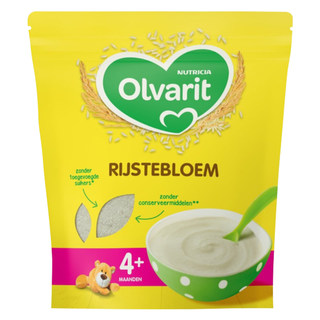 Olvarit organic rice cereal baby food