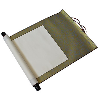 Blank scroll mounted hanging scroll calligraphy painting scroll empty scroll