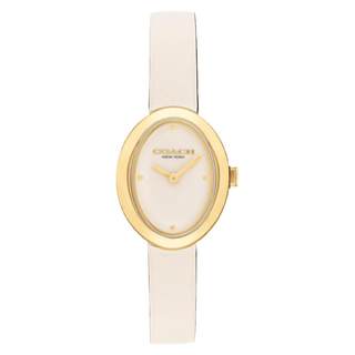 【罗一舟推荐】COACH/蔻驰SAMMY椭圆盘石英小浴缸手表女表送女友