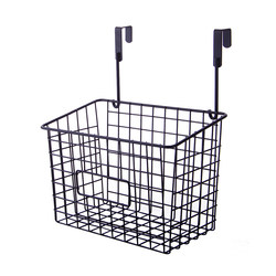 Kitchen iron storage basket bathroom hanging storage basket dormitory bedside snack hanging basket storage rack storage basket