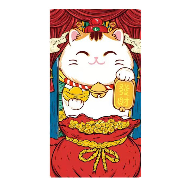 Hard thickened original Chinese style cute birthday red envelope