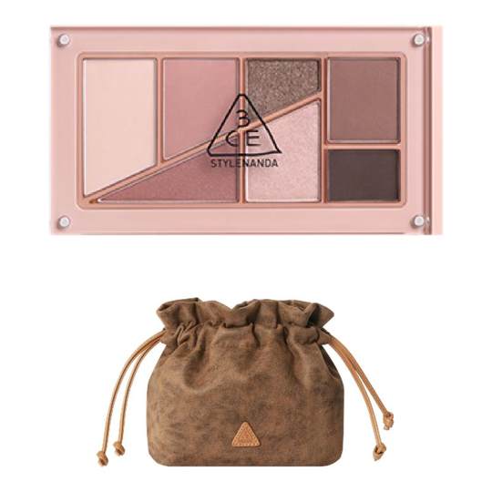 【圣诞礼物】3CE叠叠乐眼影腮红修容 哑光综合盘日常彩妆礼物