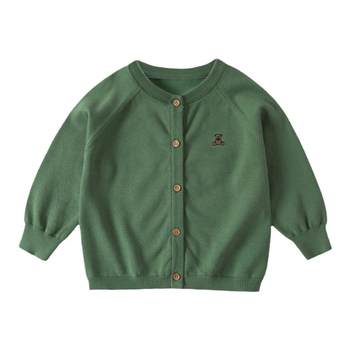 Dudu home light knitted cardigan multicolor cartoon Dudu home light knitted cardigan multicolor cartoon