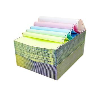 Manufacturer's dot matrix computer printing paper delivery sheet