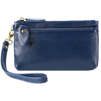 Classic coin wallet simple and fashionable genuine leather women's mobile phone bag