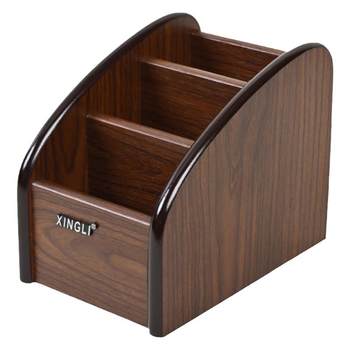 Multifunctional mobile stationery remote control new chinese-style home coffee table living room desktop storage and sorting box storage box