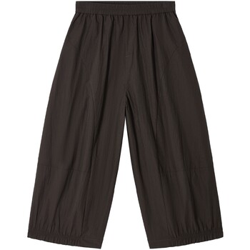 Aijutu loose textured pants 2026 summer new women's elastic elastic comfortable and stiff pants
