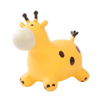 Jumping horse inflatable horse baby anti-fall childrens riding toy one year old infant rocking horse jumping deer 2 rocking horse 3