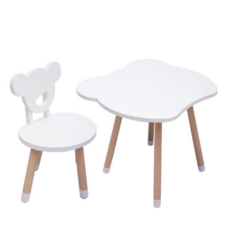 北欧实木儿童桌椅幼儿园桌子家用宝宝可升降学习桌玩具桌写字桌