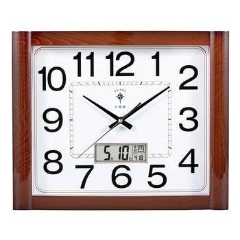 Polaris wall clock living room home calendar square silent