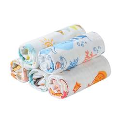Jialiya baby towel pure cotton gauze towel saliva towel small square towel children's towel baby face wash square towel