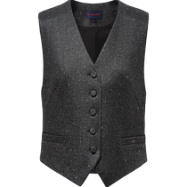 Same style as Tang Yan | 2024 autumn and winter new product EP Yaying womens wool commuter solid color suit vest 1007A