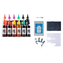 Handmade tie-dye pigment childrens special dye cloth dye tie-dye tool kit indigo handkerchief tool package material package