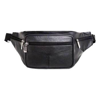 Waist bag for men and women, cowhide multifunctional large-capacity mobile phone bag, wallet, outdoor sports and leisure crossbody bag