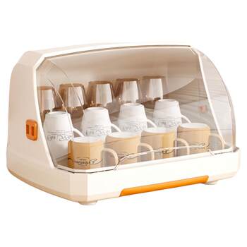Tabletop cup storage rack water cup storage box dustproof drain tea cup glass cup cup holder counter tableware