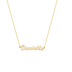 Tencoo Sterling Silver Custom Name 편지 목걸이 선물