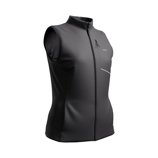 Decathlon autumn and winter running fitness zipper sports vest
