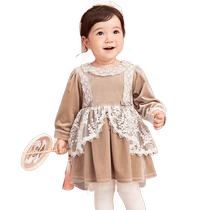 Balabala girls dress childrens skirt baby princess skirt tutu childrens dress sweet and fashionable