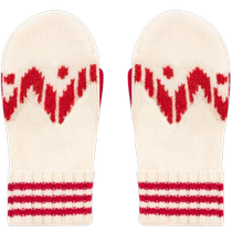 erdosKIDS Erdos childrens clothing childrens contrast jacquard cashmere knitted gloves