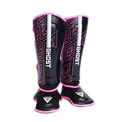 Five Dragons Muay Thai Fighting Leg Guards, Sanda Fighting Shin Guards, Boxing Thickened Fighting Gear for Adults and Children