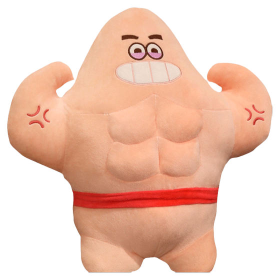 
Funny muscle pillow sleeping girl bed doll boyfriend creative doll plush toy girl gift