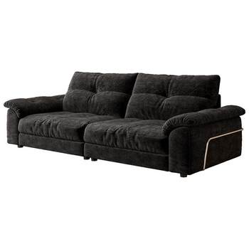 Quanyou home italian chenille in-line fabric sofa