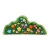 Ins flocked grass carpet non-slip bedside blanket