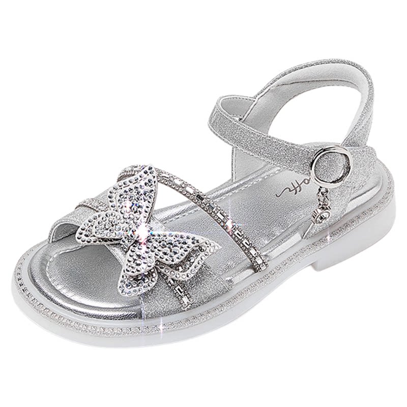 Snafi children's sandals girls' crystal shoes