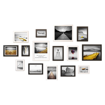 Photo wall high-end living room decoration creative photo frame combination punch-free family photo album photo layout display wall