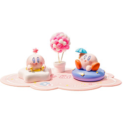 Kirby Car Ornaments Girls Cartoon Cute Car Center Console Creative Car Interior Decoration Supplies