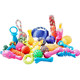 Dog toy ball grinding teeth and screaming chicken Teddy