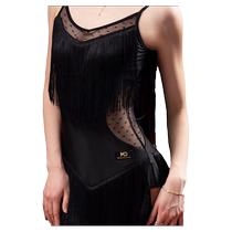 Little Jasmine Latin Dance Wear 2024 New Female Adult Suspender Tassel Practice Wear Premium Edition Professional Dance Dress